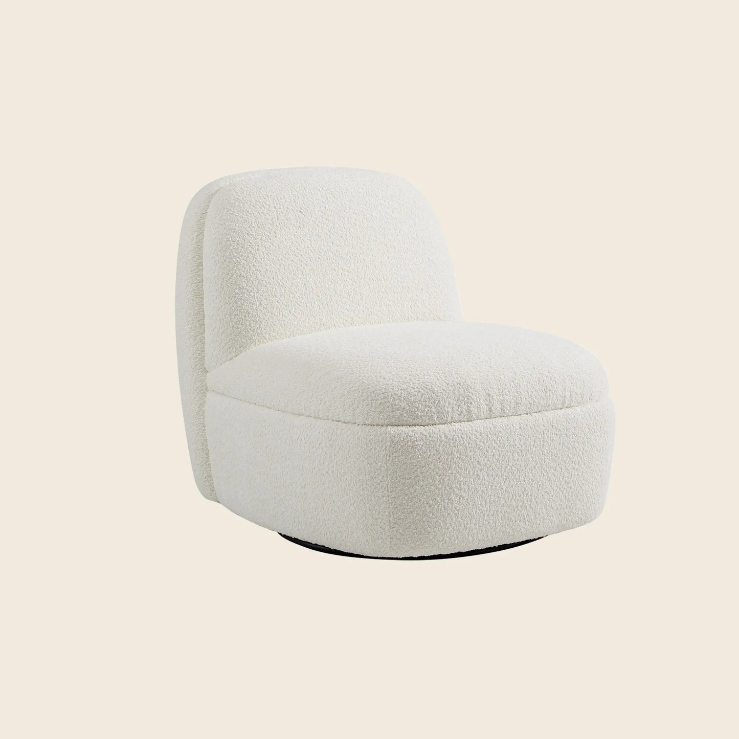 Boucle Swivel Chair