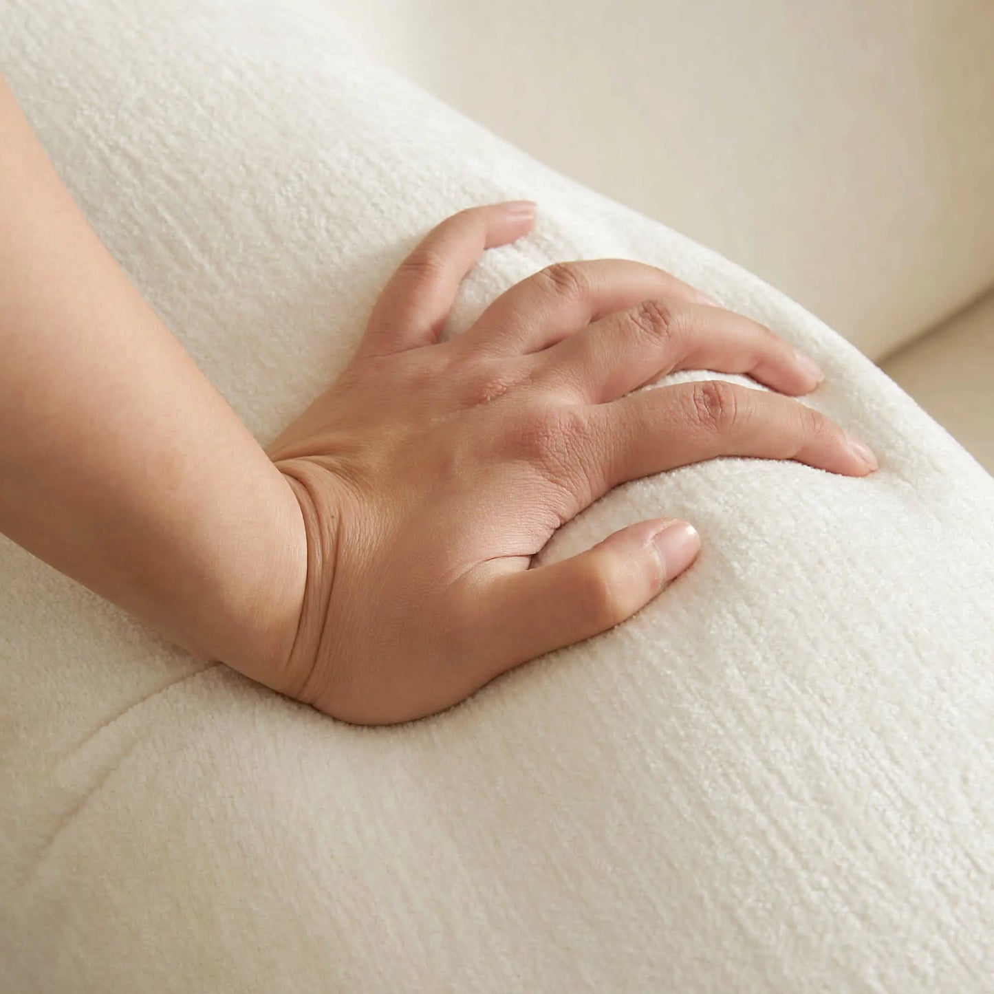 Chenille Sectional Sofa (91")