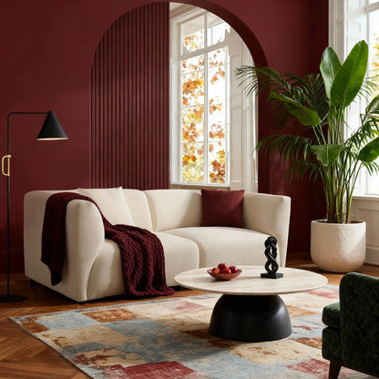 Chenille Sectional Sofa (91")