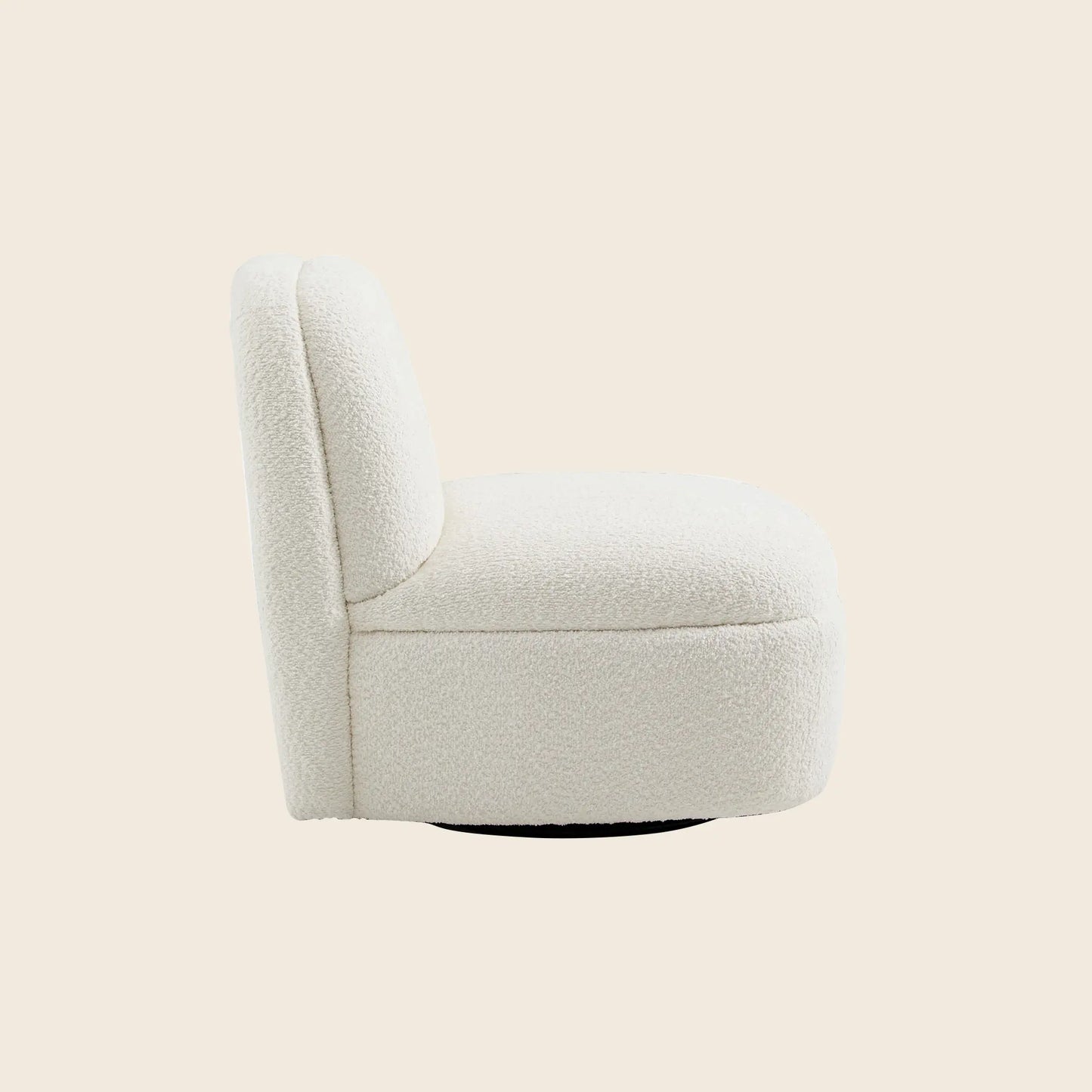 Boucle Swivel Chair