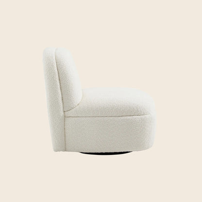 Boucle Swivel Chair