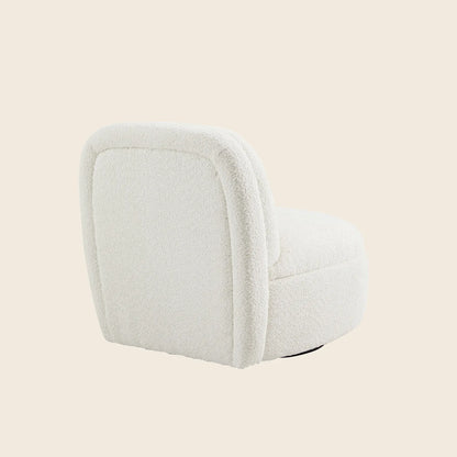 Boucle Swivel Chair